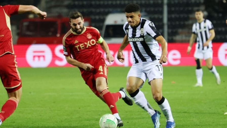 ΠΑΟΚ – Αμπερντίν 2-2: “Σκωτσέζικο ντους” δίχως νικητή στην Τούμπα