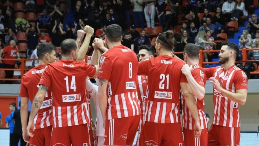 Βόλει Ανδρών: Κυπελλούχος Ελλάδος ο Ολυμπιακός