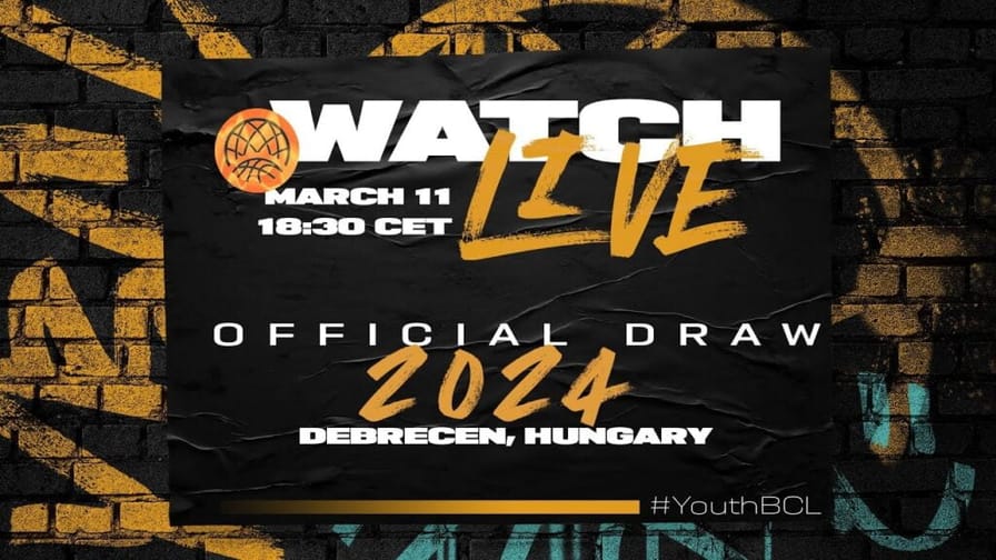 LIVE STREAMING: Η κλήρωση του Youth Basketball Champions League
