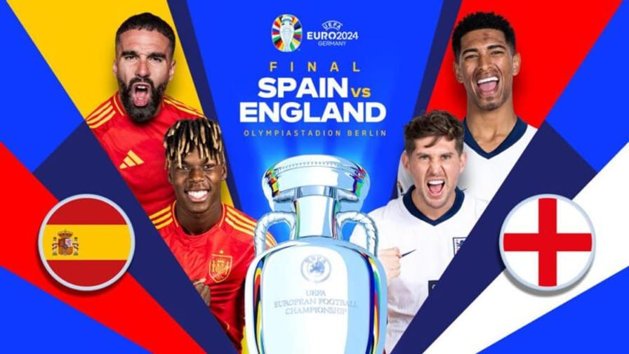 Euro 2024 Ισπανία – Αγγλία: Η ώρα του μεγάλου τελικού