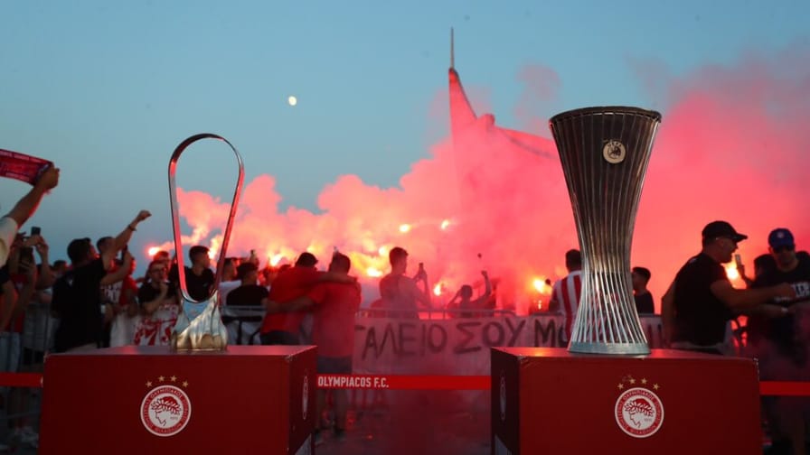 Στις 27 Ιουλίου έρχονται στην Πάτρα τα ευρωπαϊκά τρόπαια του Ολυμπιακού