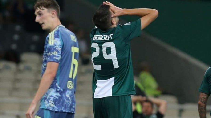 Παναθηναϊκός – Άγιαξ 0-1: Άργησε να μπει στο ματς και το πλήρωσε