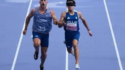 Συγκλονιστικός ο Νάσος Γκαβέλας, χρυσός στα 100 μέτρα στο Παρίσι!