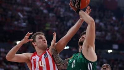 Ολυμπιακός - Παναθηναϊκός Βεζένκοβ Hernangomez rebound