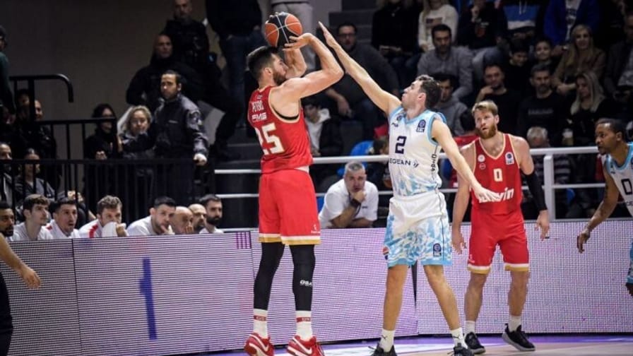 Εύκολο απόγευμα για τον Ολυμπιακό στη Ρόδο