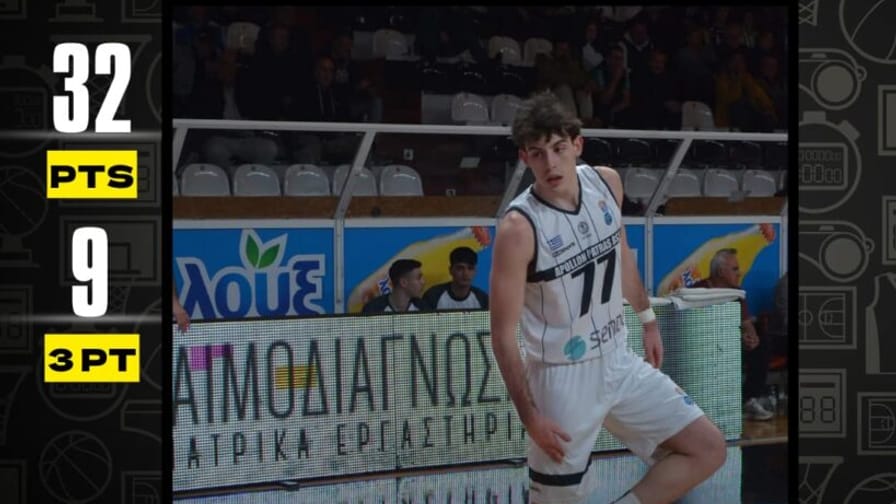 Ο MVP της 12ης αγωνιστικής της A1 ΕΣΚΑ-Η