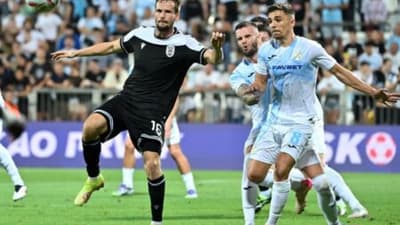Ήττα από τη Ριέκα για τον ΠΑΟΚ, όλα για την πρόκριση στη ρεβάνς