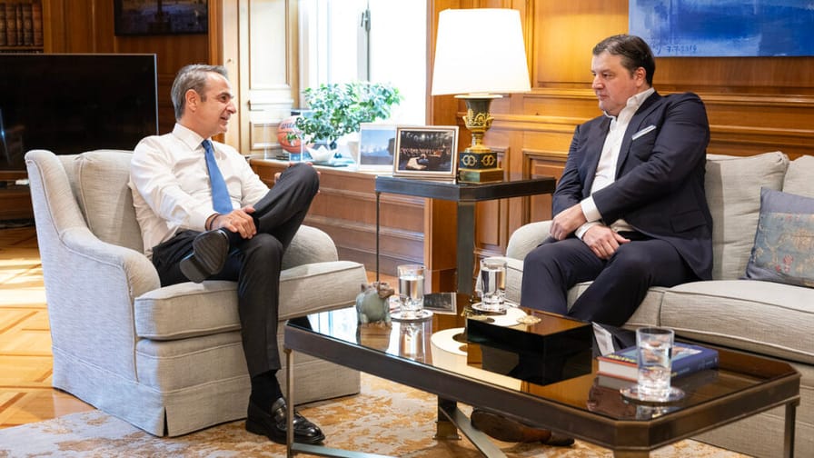 Συναντήθηκαν Μητσοτάκης και Μποντιρόγκα με φόντο το Final 4 της Αθήνας