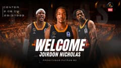 Ο Προμηθέας ανακοίνωσε τον Joirdon Nicholas